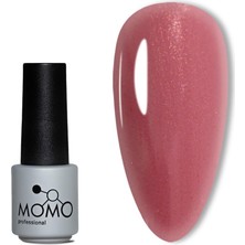 Renas Store Momo Professional Kalıcı Oje S018 Simli Gül Kurusu 4 ml