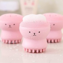 Renas Store Buffer® Peeling Etkili Mini El Yüz Cilt Temizleme Fırçası Silikon Temizlenmesi Kolay Siyah Nokta Giderici