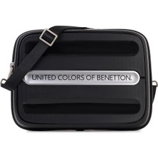 Renas Store United Colors Of Benetton Unisex Yetişkin Kozmetik Çantası, Siyah, Seyahat Çantası 9 Inç