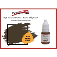 Renas Store Fontenay Permania Kalıcı Makyaj Boyası Kaş Boyası Orta Kahve 10ML Orta Kahve