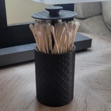 Renas Store Kulak Çöpü Kutusu, Pamuklu Çubuk Kutusu, Makyaj Organizeri, Agcdlcds-47