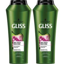 Renas Store Gliss Bio-Tech Güçlendirici Şampuan, 525 ml x 2 Adet