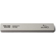 Renas Store Momo Professional Tırnak Üstü Törpü Buffer 100/180 Gri Dikdörtgen