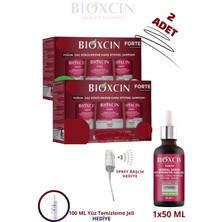 Renas Store Bioxcin Forte Saç Dökülmesine Karşı Şampuan 3X300ML, Serum 50ML, Temizleme Jeli Hediye Seti