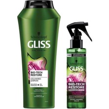 Renas Store Gliss Bio-Tech Restore Güçlendirici Şampuan 500 ml + Saç Bakım Parfümü 100 ml Set