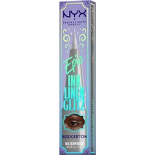 Renas Store Nyx Professıonal Makeup Bridgerton Koleksiyonu Işıltılı Eyeliner - 01 Glitzed In Silver 02 Glitzed In Gold