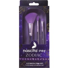 Renas Store Nascita Pro Zodiac 3'lü Günlük Makyaj Fırça Seti