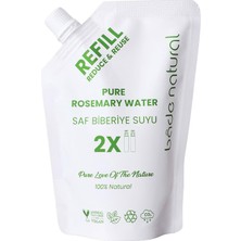 Renas Store Bade Natural Biberiye Suyu Güçlendirici Saç Toniği Refill Paket 200 ML%100 Doğal ve Saf