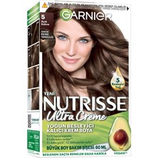 Renas Store Garnier Nutrisse Yoğun Besleyici Kalıcı Krem Saç Boyası 5 Açık Kahve