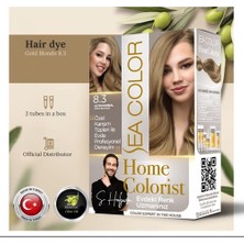 Renas Store Sea Color Home Colorist Set Saç Boyası 8.3 Altın Kumral Gold Blonde