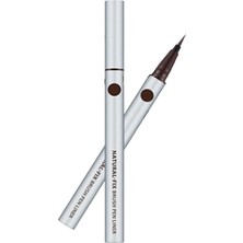 Renas Store Ince Fırça Uçlu Kalem Eyeliner Natural Fix Brush Pen Liner (Brown)