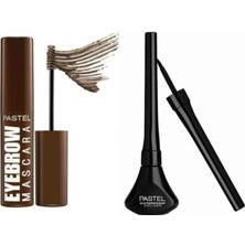 Renas Store Pastel Waterproof Dipliner ve Kahverengi Kaş Maskarası No 23 5 ml