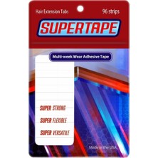 Renas Store True Tape Super Hair Extension Tape - Bant Kaynak Bandı (4 cm x 0,8 Cm) 96 Adet