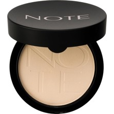 Renas Store Note Cosmetics Luminous Silk Compact Powder 01 Beige Mat Bitişli Toz Yüz Pudrası Beige