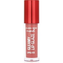 Renas Store Golden Rose Mood Gleamy Lip Glaze Lipgloss NO:202 Peachy Nude - Renkli Dudak Parlatıcısı
