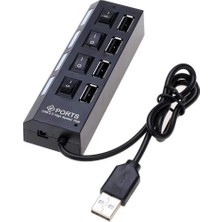 Netojen NT-121 USB 2.0 Anahtarlı 4 Port USB Hub
