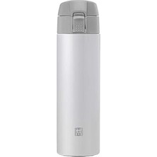 Renas Store Zwilling Thermo Matara, 7 Saat Sıcak 12 Saat Soğuk Tutar, Paslanmaz Çelik, Beyaz-Gri, 450 ml