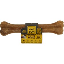 Renas Store Doggie Delibon Gerçek Deriden Pres Kemik, 27 CMX1PCS., Natural