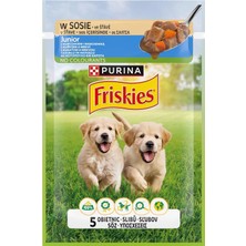 Renas Store Friskies Yavru Köpekler Için Tavuklu Havuçlu Yaş Mama 85 Gram