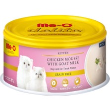 Renas Store Me-O Delite Yavru Kedi Keçi Sütü ile Tavuk Püresi Konserve, 80 gr