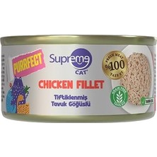 Renas Store Supreme Cat Purrfect Tiftiklenmiş Tavuk Göğüslü 70 gr Tahılsız Yüksek Proteinli Yaş Kedi Maması