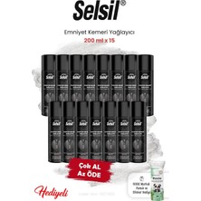 Renas Store Selsil 200 ml 15'li Emniyet Kemeri Yağlayıcı ve Rosıe