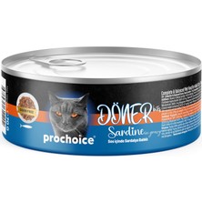 Renas Store Prochoice Döner Sardine, Sos Içinde Sardalyalı Tam & Dengeli Yetişkin Kedi Maması 70 gr