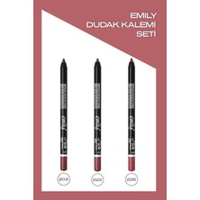 Renas Store Golden Rose Emily Dudak Kalemi 3'lü Set NO:203-222-226