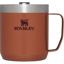 Renas Store Stanley Classic Legendary Camp Mug Paslanmaz Çelik Termos Bardak, Kil Rengi (Hammertone Clay), 0.35 Litre