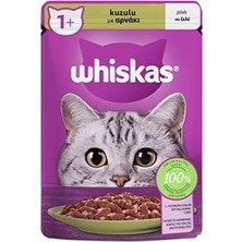 Renas Store Whiskas Pouch Jöle Içinde Kuzulu Yetişkin Kedi Konservesi 85 gr Tekli Paket