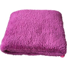 Renas Store Tineke Kedi ve Köpek Battaniyesi Yumuşak Welsoft Peluş Yıkanabilir Mor 1 Adet Orta Boy 100X80