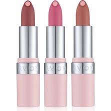 Renas Store Avon Hydramatic Mauve, Nude ve Pink Mat Ruj Paketi