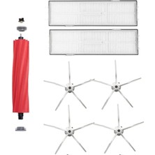 Renas Store Beyaz Roborock ile Uyumlu S7 S7 Max S7 Ultra T7 T7S Ana Fırça,hepa Filtre,yan Fırça Set-7 Parça Roborock ile Uyumlu S7 S7 Max S7 Ultra T7 T7S Uyumlu Yenileme Seti-7 Parça