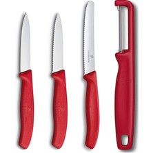 Renas Store Victorinox Kırmızı Soyacak Seti