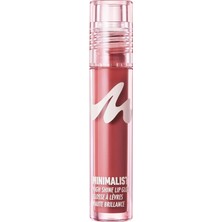 Renas Store Miniso Lisanslı Minimalist Serisi Dudak Parlatıcısı No 09 - Doğal Renk Tonlu ve Yüksek Parlaklık Veren Nemlendirici Lip Gloss, 2017420215103