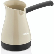 Renas Store Sinbo SCM-2951 Türk Kahve Makinesi 1000W Elektrikli Cezve – 5 Fincan Kapasite, 400 ml Su Haznesi, Paslanmaz Çelik Taban, Krem Renk