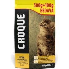 Renas Store Croque Tavuklu Yavru Kedi Maması 500+100GR