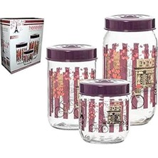 Renas Store Herevin 149378-482 Kavanoz Seti 3'lü (425-660-1000 Ml)