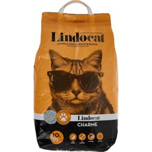 Renas Store Lindocat Charme Kadife Çiçeği ve Amber Kokulu Iri Tane Kedi Kumu 10 Lt