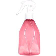 Renas Store Promosyonca Prizma Desenli Sprey Şişe, Boş Plastik Şişe, Püskürtme Başlıklı (Kırmızı)