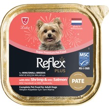 Renas Store Reflex Plus Pate Karidesli ve Somonlu Mini Küçük Irk Köpek Maması 85 gr