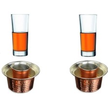 Renas Store Pasabahce Bardak Bakır Ehlikeyf 2 Kişilik Özel Set 869OZLSET87526373927