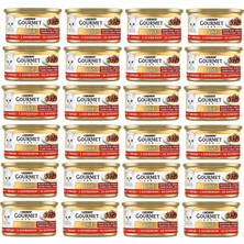 Renas Store Gourmet Gold Parça Etli Sığır Etli Yaş Kedi Maması (24 x 85 Gr)