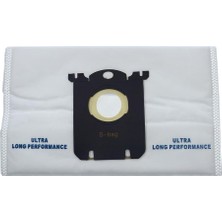 Renas Store Supervac Electrolux, Philips ile Uyumlu S-Bag Ultra Long Geniş Hacimli Toz Torbası, 5'li Paket