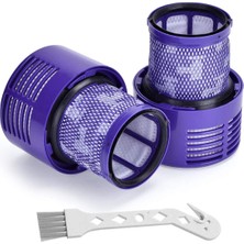 Renas Store Dyson V10 SV12 Serisi Elektrikli Süpürge Için Yıkanabilir Yedek Filtre, Yedek Hepa Posta Motor Filtresi Dyson V10 Cyclone Hayvan Absolute Total Clean Motorhead SV12, DY#969082-01 ile Uyumlu