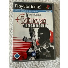 Ubisoft Ps2 Rainbow Six Lockdown 10/7,5 Disk Kondüsyonu Almanca Kapak Kitapçık Var