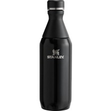 Renas Store Stanley All Day Slim Soğuk Su Şişesi Termosu, 0.35 Litre, Siyah