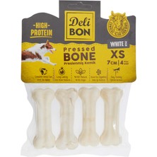 Renas Store Doggie Delibon Gerçek Deriden Pres Kemik, Beyaz