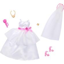 Renas Store Barbie ve Ken Fashion 2 Packs Gelin Aksesuarları HWV76