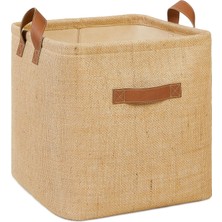 Renas Store Ocean Home Textile Jüt Sepet 30 x 30 x 30 cm